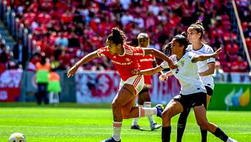 Na ida da decisão do Brasileirão Feminino, Internacional e Corinthians empataram em 1 a 1 no Beira-Rio Na ida da decisão do Brasileirão Feminino, Internacional e Corinthians empataram em 1 a 1 no Beira-Rio