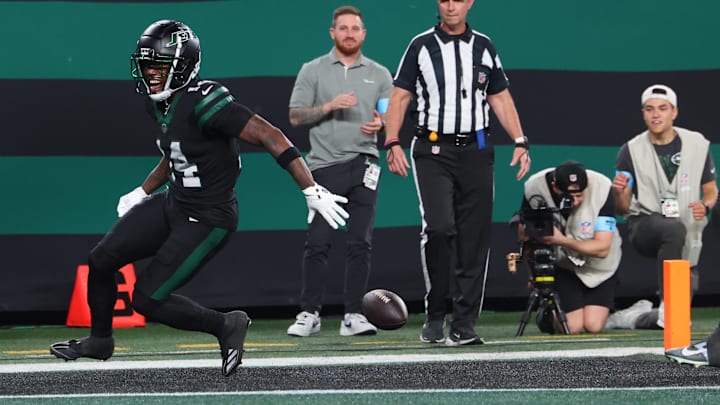 Corley dropped the football before crossing the goal line on what would have been a 19-yard touchdown run in the first half. Corley dropped the football before crossing the goal line on what would have been a 19-yard touchdown run in the first half.