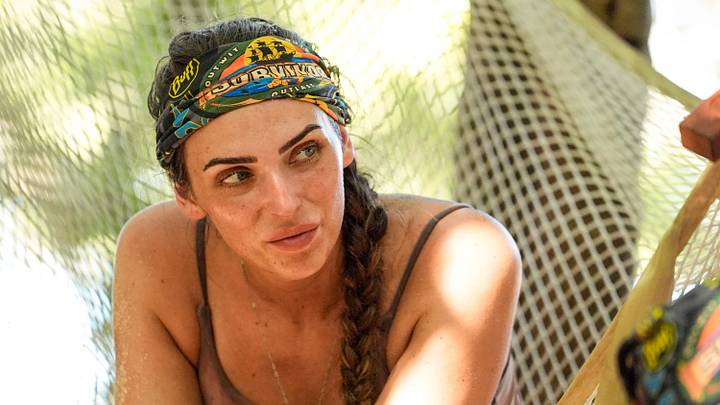 “Blood Will Be Drawn” – A boat arrives delivering a very important message to the overjoyed castaways. Old alliance members reconvene to talk strategy, as the game has shifted since they last saw each other. Then, the game intensifies when a two-part challenge leads to the season’s first individual immunity win, on SURVIVOR, Wednesday, Nov. 5 . Pictured (L-R): Sage Ahrens-Nichols. Photo: Robert Voets/CBS ©2025 CBS Broadcasting, Inc. All Rights Reserved.