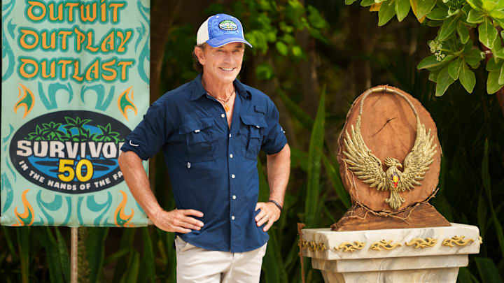 SURVIVOR 50, Wednesday, April 29 (8:00-10:00 PM, ET/PT). Pictured: Jeff Probst 