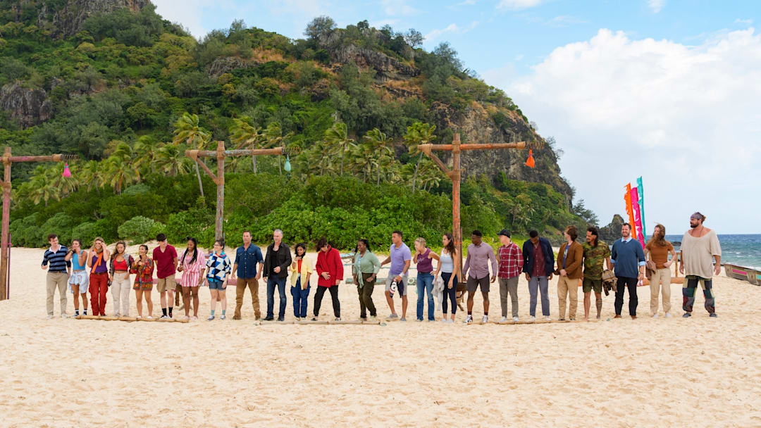 “Epic Party” – 24 returning players are abandoned on the islands of Fiji for a monumental 50th season, with the chance to win $1 million. The theme of the season, “In the Hands of the Fans,” quickly materializes as decisions from the fan vote swiftly and forcefully impact the game in Survivor 50. Photo: Robert Voets/CBS ©2025 CBS Broadcasting, Inc. All Rights Reserved. “Epic Party” – 24 returning players are abandoned on the islands of Fiji for a monumental 50th season, with the chance to win $1 million. The theme of the season, “In the Hands of the Fans,” quickly materializes as decisions from the fan vote swiftly and forcefully impact the game in Survivor 50. Photo: Robert Voets/CBS ©2025 CBS Broadcasting, Inc. All Rights Reserved.