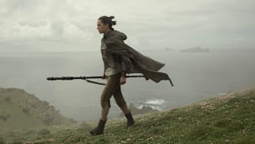 Star Wars: The Last Jedi..Rey (Daisy Ridley)..Photo: David James..©2017 Lucasfilm Ltd. All Rights Reserved.
