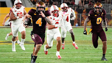 Arizona State Sun Devils running back Cam Skattebo (4).