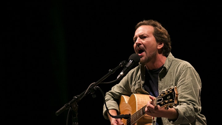 Eddie Vedder will lend his name to a baseball trophy.