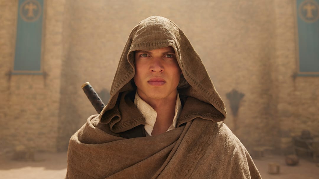 Rand al'Thor played by Josha Stradowski in The Wheel of Time season 2. Image: Prime Video.