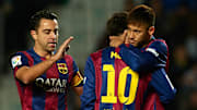 Xavi fue compañero de Messi y Neymar