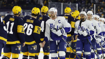 2022 Navy Federal Credit Union NHL Stadium Series - Tampa Bay Lightning v Nashville Predators