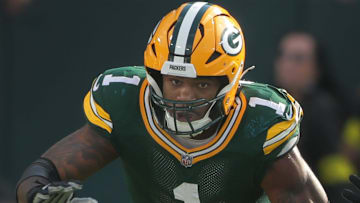 Green Bay Packers defensive end Micah Parsons (1) against the Detroit Lions on Sunday, September 7, 2025, at Lambeau Field in Green Bay, Wis. 
Wm. Glasheen USA TODAY NETWORK-Wisconsin