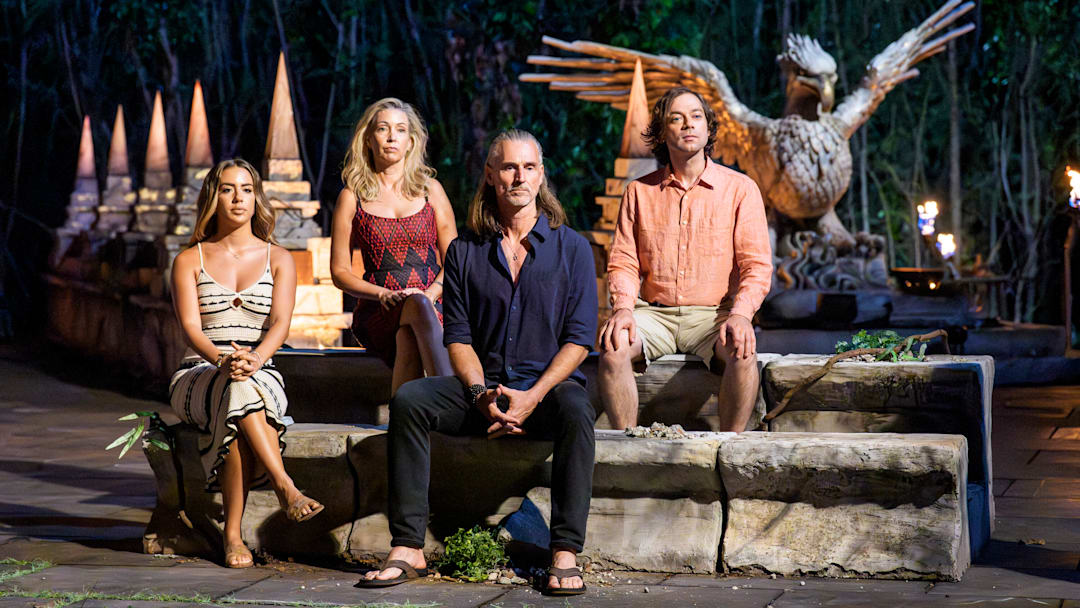 “A Side Dish of Chaos” – One castaway comes clean to the tribe about a previously deceptive move. The crowd favorite SURVIVOR auction returns, with an extra special season 50 spin. Chaos ensues when social media icon MrBeast arrives on the scene, on SURVIVOR 50, Wednesday, April 29. Photo: Robert Voets/CBS ©2025 CBS Broadcasting, Inc. All Rights Reserved.