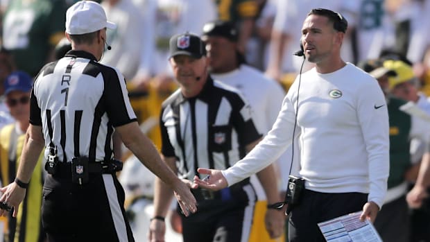 Green Bay Packers coach Matt LaFleur