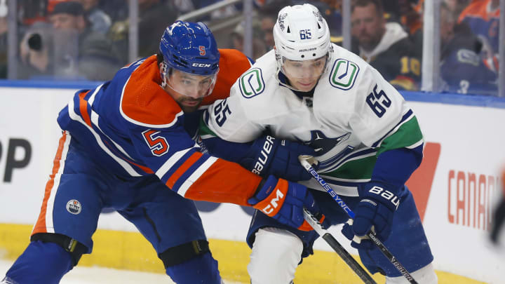 Vancouver Canucks v Edmonton Oilers - Game Four