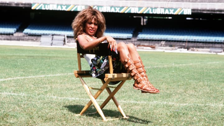 Tina Turner in Rio de Janeiro.