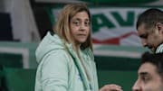 A presidente do Palmeiras deu entrevista nesta quinta-feira (14)