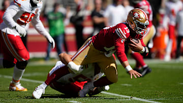 San Francisco 49ers quarterback Brock Purdy (13)