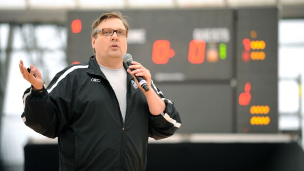 LONDON, ENGLAND - MAY 11:  Donnie Nelson during the Coaching Clinic as part of Euroleague Final Four May 11, 2013.