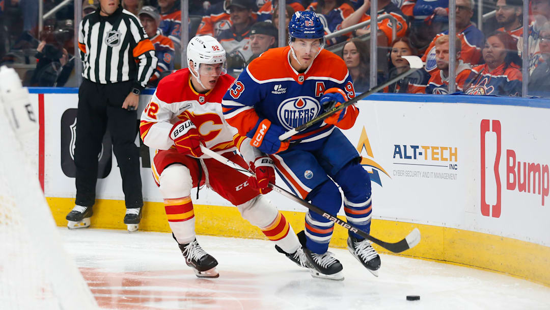 Calgary Flames v Edmonton Oilers