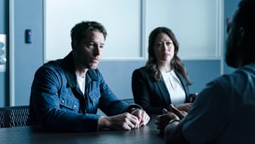 “St. Louis” – The odds are stacked against Colter as he is tasked by a convicted murderer’s teenage daughter to track down a missing witness who could prove her dad’s innocence, on the CBS original series TRACKER, Sunday, March 17 (9:00-10:00 PM, ET/PT) on the CBS Television Network, and streaming on Paramount+ (live and on-demand for Paramount+ with SHOWTIME subscribers, or on-demand for Paramount+ Essential subscribers the day after the episode airs)*. Pictured: Justin Hartley as Colter Shaw