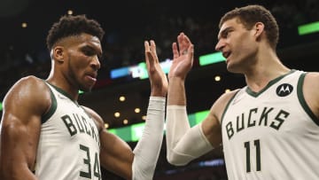 Giannis Antetokounmpo and Brook Lopez, Milwaukee Bucks