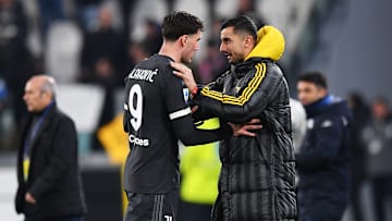 Dusan Vlahovic e Mattia Perin, due dei giocatori in uscita dalla Juventus
