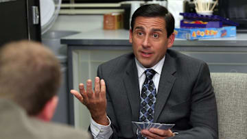 THE OFFICE -- "Counseling" Episode 702 -- Pictured: Steve Carell as Michael Scott