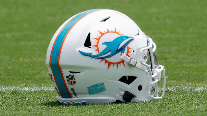 Miami Dolphins helmet