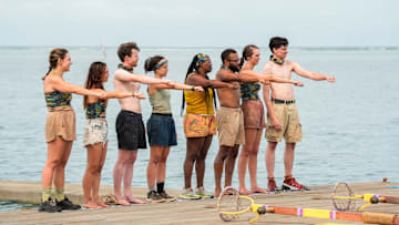 “Huge Dose of Bamboozle” – The fatiguing nature of the game is highlighted as some castaways hit their personal breaking points. Following tribal, one castaway is left visibly shaken after being left out of the vote. Then, an epic blindside takes place at tribal council, leaving some players spinning, on SURVIVOR, Wednesday, Nov. 26. Photo: Robert Voets/CBS ©2025 CBS Broadcasting, Inc. All Rights Reserved.