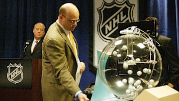 NHL Holds News Conference And Draft Pick Lottery