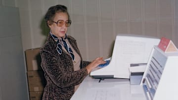 Katherine Johnson at NASA's Langley Research Center, 1980.