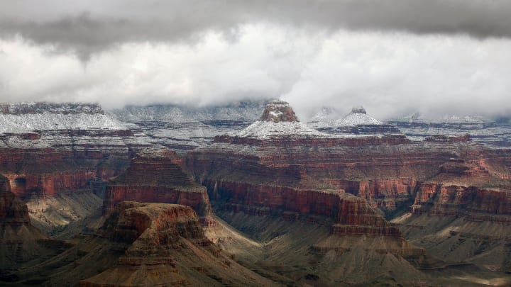 A land of extremes, the Grand Canyon National Park can prove to be treacherous to those on foot, whether it's high temperatures or icy trails.