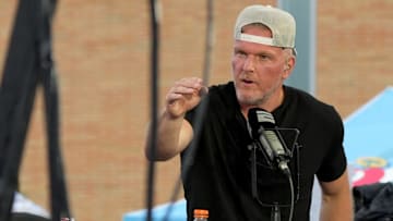 Pat McAfee helps to kick off the Pro Football Hall of Fame Festival Fan Fest with a live broadcast outside the Pro Football Hall of Fame. July 31, 2025.