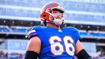 Jake Slaughter returned to Florida for his senior season after being named AP First-Team All-American in 2024.
