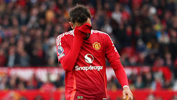 Bruno Fernandes was sent off in Man Utd's embarrassing defeat