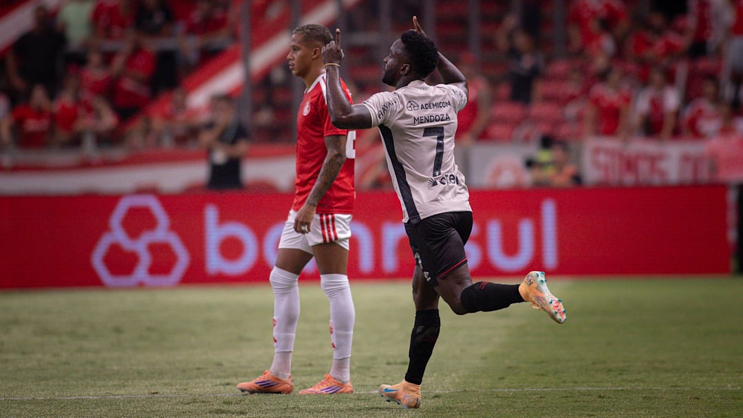 Mendoza marcou no Beira-Rio o primeiro gol do Brasileirão Série A