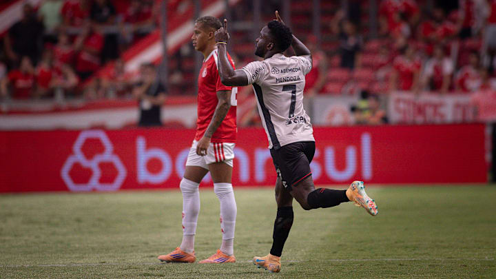 Mendoza marcou no Beira-Rio o primeiro gol do Brasileirão Série A