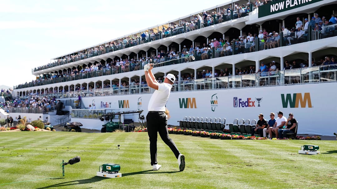 The par-3 16th at TPC Scottsdale boasts the rowdiest atmosphere in golf. 