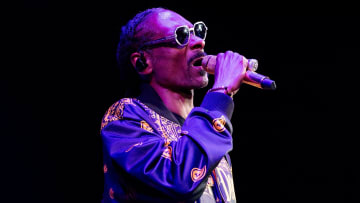 Snoop Dogg performs at Talking Stick Resort Amphitheatre in Phoenix on Aug. 23, 2023.