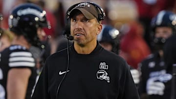 Iowa State Cyclones head coach Matt Campbell