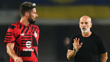 Giroud e Pioli