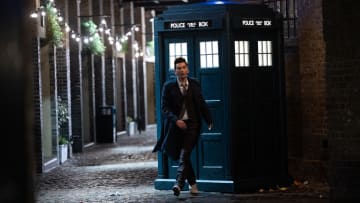 Doctor Who (David Tennant) in the 60th anniversary specials.