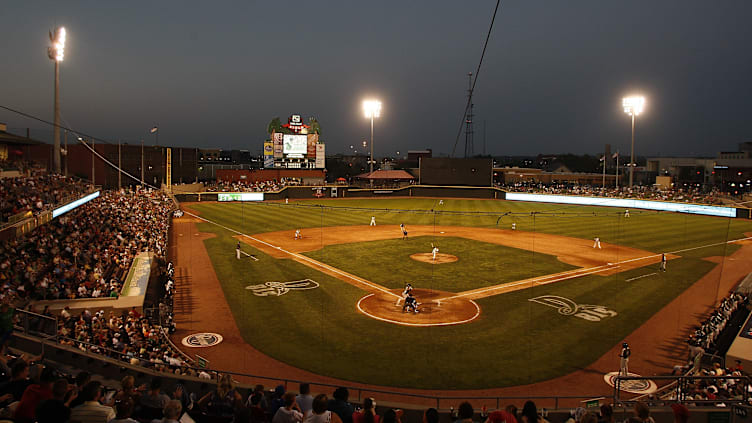 Reds prospect Allan Cerda played for the Dayton Dragons in 2022.