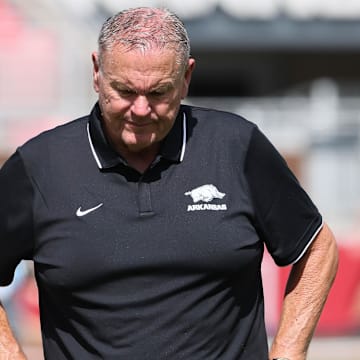 Arkansas fell to Notre Dame by 43 on Saturday in front of a disappointed home crowd in Fayetteville.