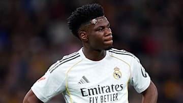 Aurélien Tchouaméni et le Real Madrid visent un succès. Aurélien Tchouaméni et le Real Madrid visent un succès.