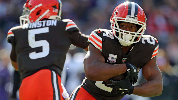 Cleveland Browns running back Nick Chubb