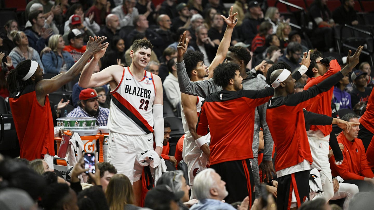 New Blazers Starting Lineup Blows Doors Off Jazz in Preseason Finale