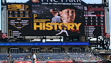 Pittsburgh Pirates starting pitcher Mitch Keller sets the strikeout record at PNC Park.