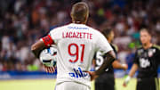 Alexandre Lacazette porte le numéro 91 avec l'OL.