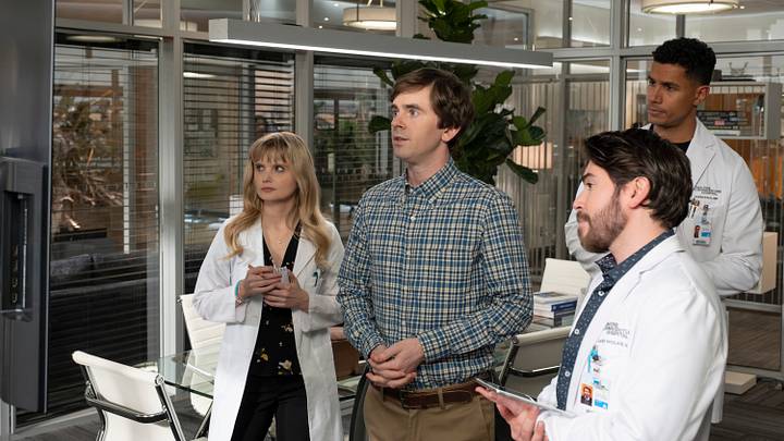 THE GOOD DOCTOR - "Critical Support" Shaun continues to be tested by Charlie when their newest case prompts her incessant stream of questions Ð all in pursuit of an answer. Meanwhile, Morgan struggles on who to name as guardian for Baby Eden should anything happen to her. TUESDAY, MARCH 5 (10:00-11:00 p.m. EST), on ABC. (Disney/Jeff Weddell)
KAYLA CROMER, FREDDIE HIGHMORE, NOAH GALVIN, CHUKU MODU