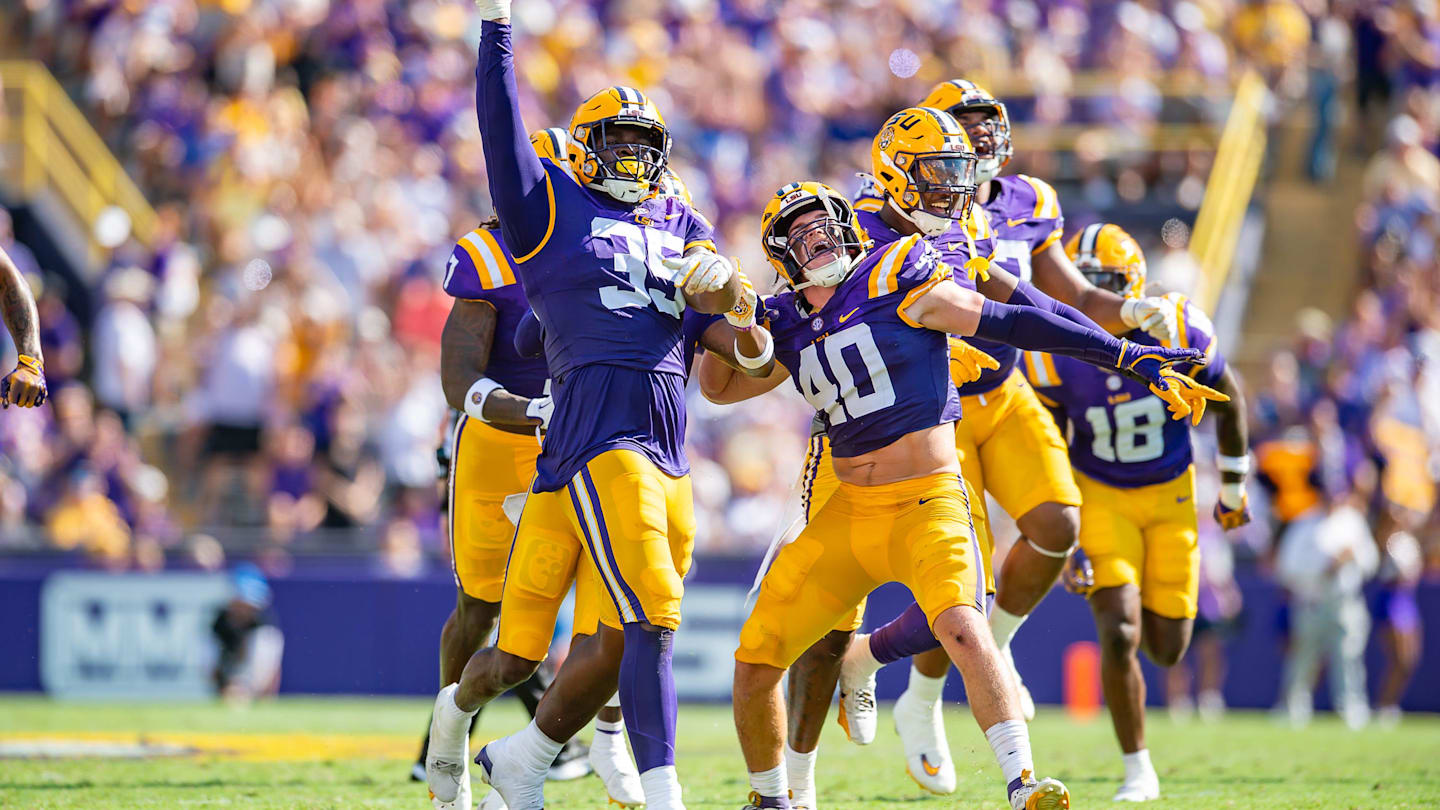 LSU Tigers vs. Texas A&M Aggies The Uniform Combinations for Week 9