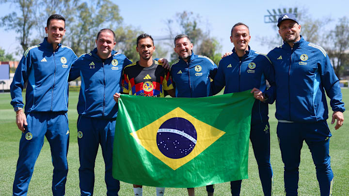 Vinicius Lima, ya con la camiseta del América y bajo las órdenes de Andre Jardine.