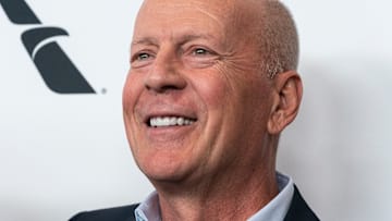 Bruce Willis attends Motherless Brooklyn premiere during...